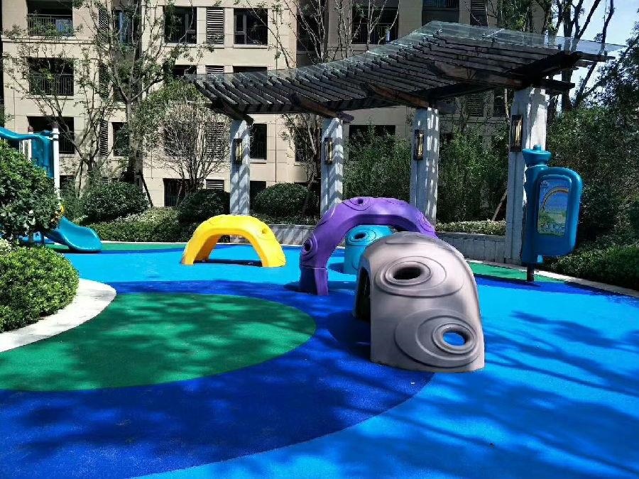 室 廉桥镇中心幼儿园外塑胶地垫案例